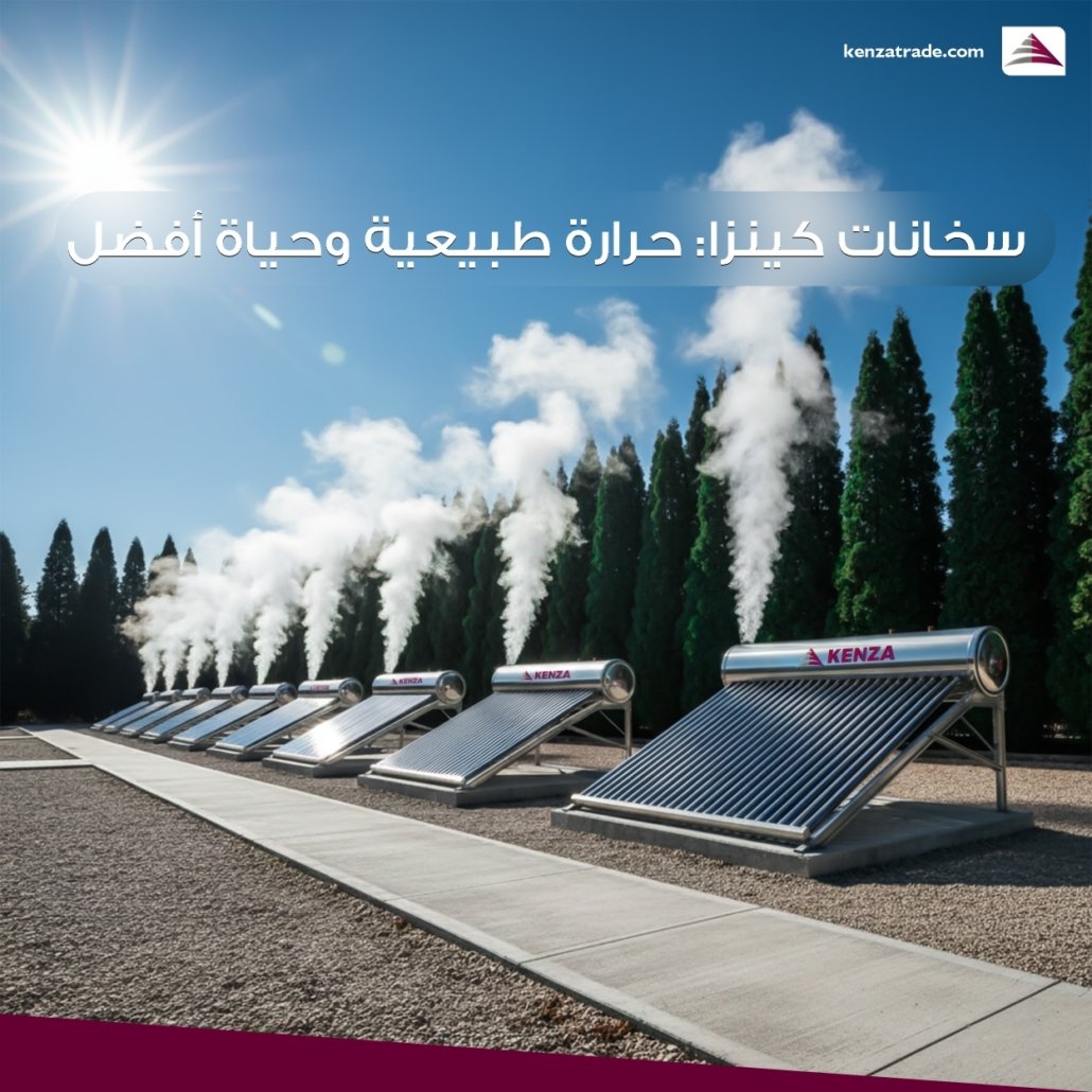 سخانات كينزا الشمسية – ابتكار صديق للبيئة لتوفير طاقة نظيفة ومستدامة